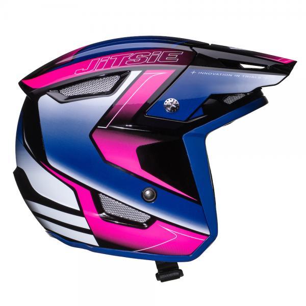HT1 WEFT PURPLE POLYCARBONATE HELMET - one size left Medium