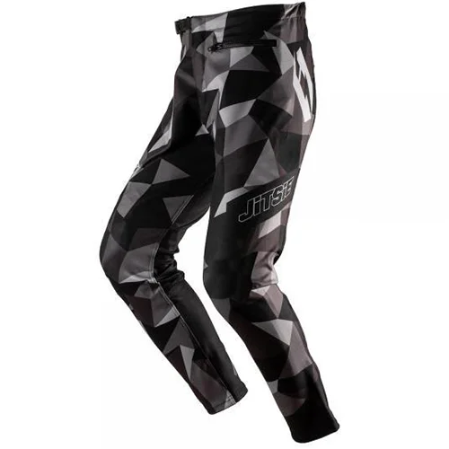 PANTS JITSIE POLYGON BLACK/SILVER/GREY SIZE LARGE/34"