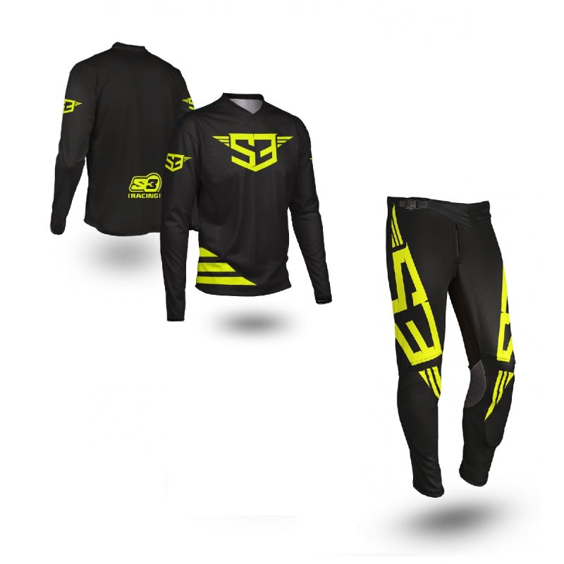 S3 YELLOW/BLACK RIDING SET TRIALS