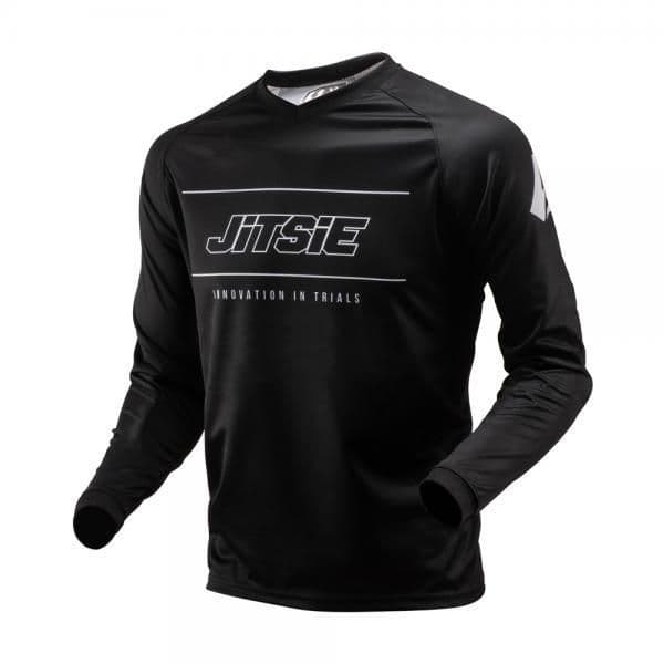 JERSEY JITSIE POLYGON BLACK/GREY/SILVER SIZE XL
