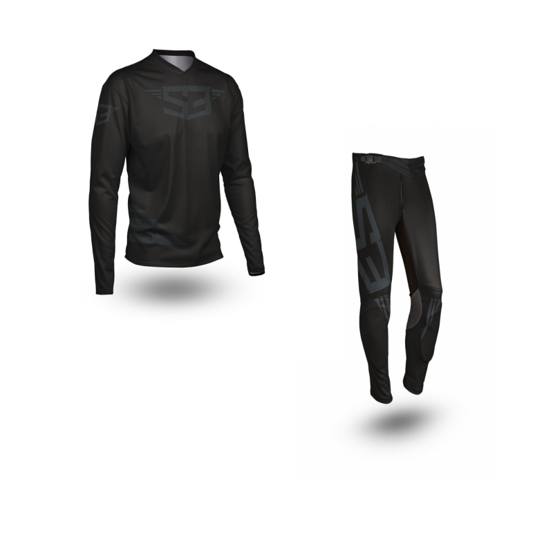 S3 ANGEL BLACK RIDING SET TRIALS SIZE LARGE