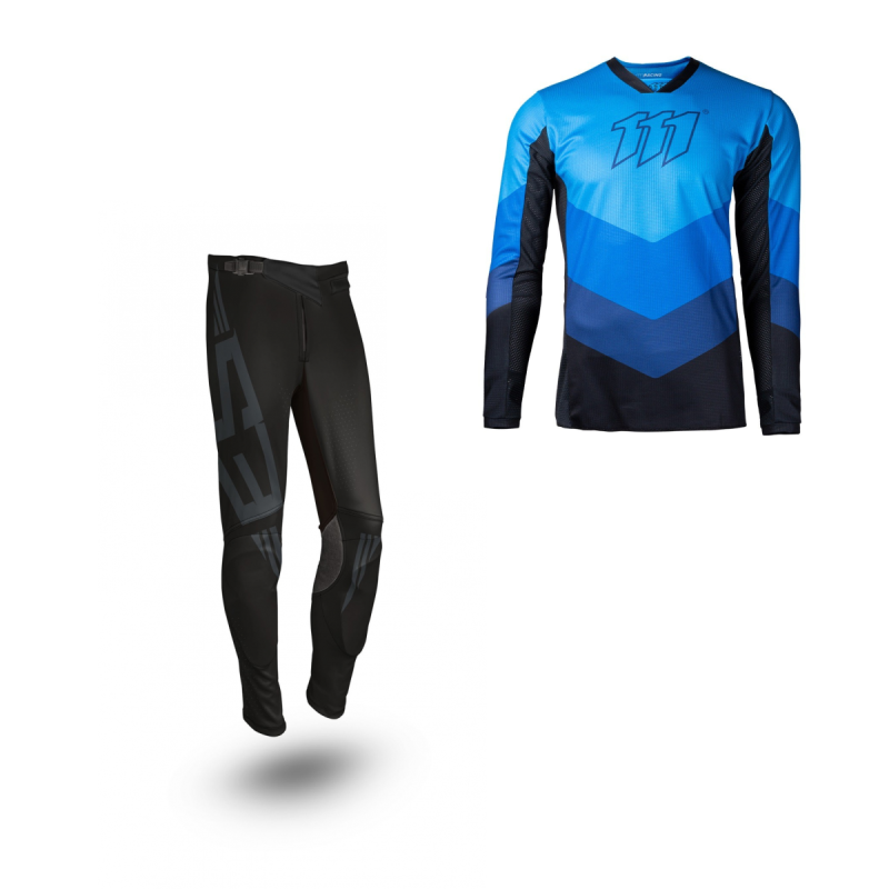 S3 ANGEL BLUE/BLACK RIDING SET TRIALS SIZE MEDIUM