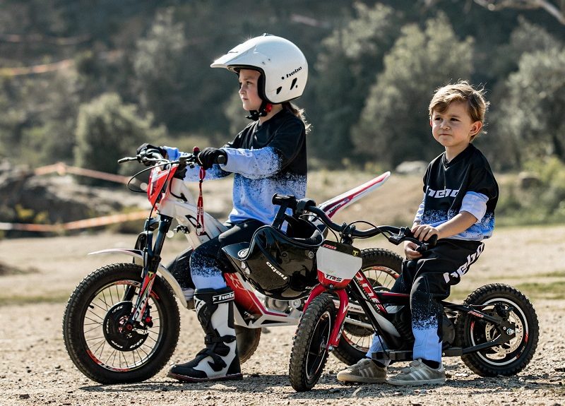 HEBO KIDS PRO DRIPPED BLUE RIDING SET (JERSEY AND PANTS) TRIALS