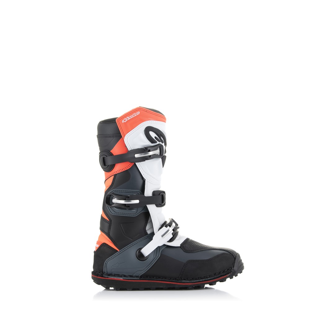 ALPINE STAR TECH T TRIALS BOOT - BLACK/GREY/RED FLUORO - Image 5