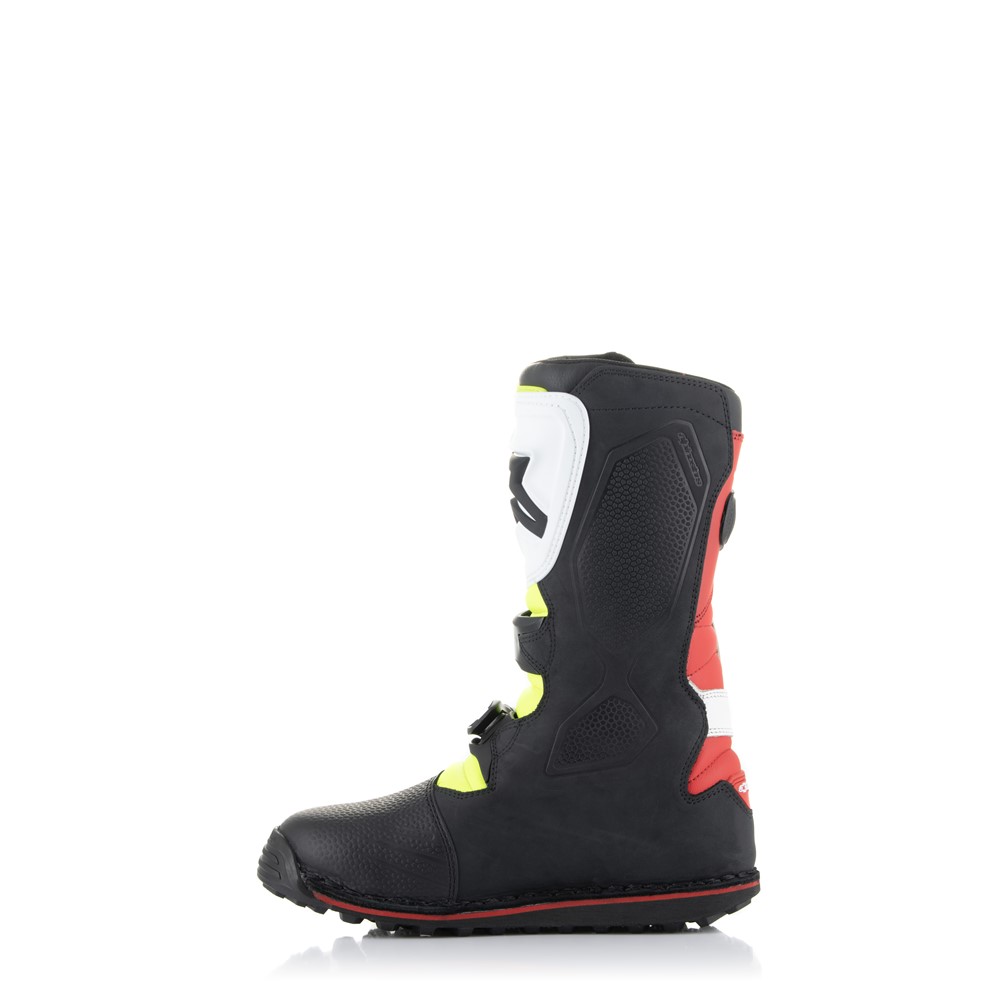 ALPINE STAR TECH T TRIALS BOOT - BLACK/GREY/RED FLUORO - Image 3