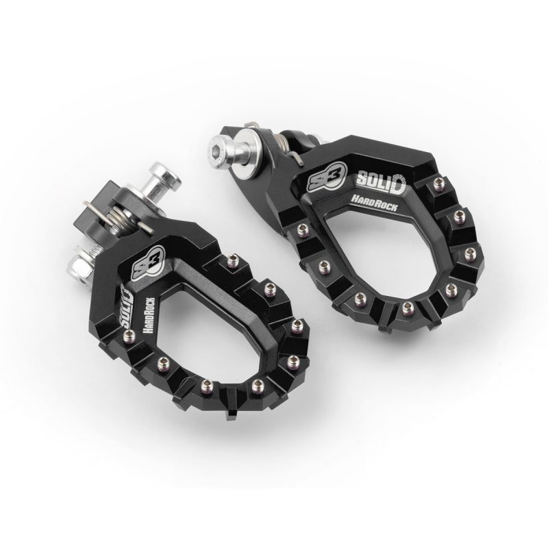 FOOTPEGS S3 HARD ROCK TRIALS SHERCO/SCORPA BLACK 2023 ONWARDS