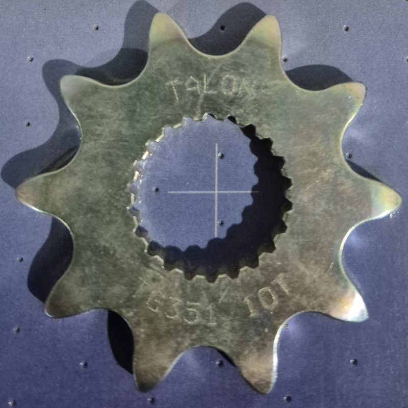 FRONT SPROCKET TALON TG351 SCORPA ROTAX, APRILIA CLIMBER ROTAX 10 TOOTH