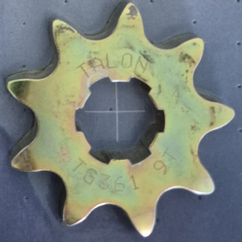 FRONT SPROCKET TALON TG361 GAS GAS Delta Contact,GT, JT, JTR, JTX, TX, TXT, Edition and JCM - 9T